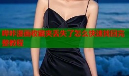 哔咔漫画收藏夹丢失了怎么快速找回完整教程