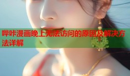 哔咔漫画晚上无法访问的原因及解决方法详解