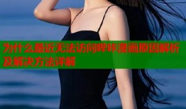 为什么最近无法访问哔咔漫画原因解析及解决方法详解