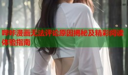 哔咔漫画无法评论原因揭秘及精彩阅读体验指南