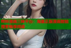 哔咔漫画三昧平台：海量正版漫画智能搜索畅享阅读